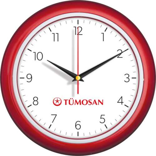 V30-510-K Ø 28 cm Plastik Duvar Saati