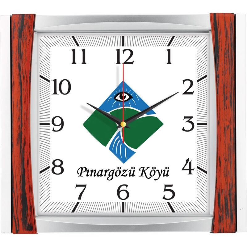 V30-515-ah 32,5 x 36,5 cm plastik duvar saati