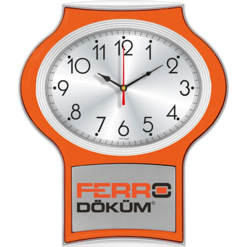V30-520-T 29 x 33 cm Plastik Duvar Saati