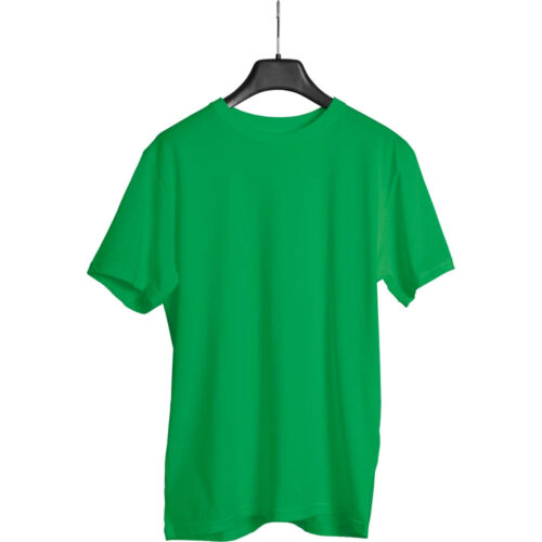 5200-13-M M Beden Yeşil Bisiklet Yaka Tişört