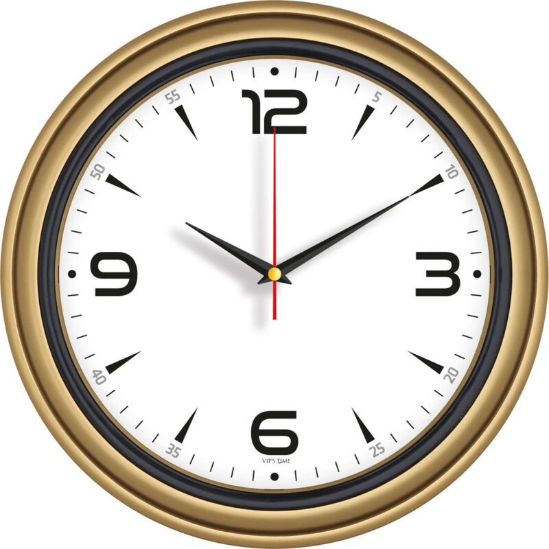 V30-522-a ø 34 cm plastik duvar saati