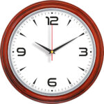 V30-522-AH Ø 34 cm Plastik Duvar Saati