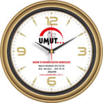 V30-522-AV Ø 34 cm Plastik Duvar Saati