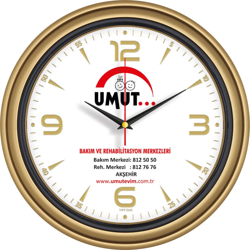 APLUS PROMOSYON ÜRÜNLERI » V30-522-av ø 34 cm plastik duvar saati