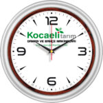 V30-522-G Ø 34 cm Plastik Duvar Saati