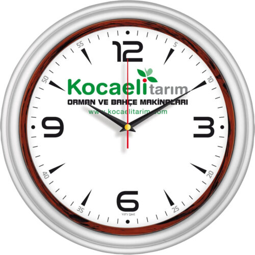 V30-522-G Ø 34 cm Plastik Duvar Saati