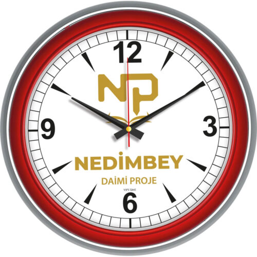 V30-523-GK Ø 42 cm Plastik Duvar Saati