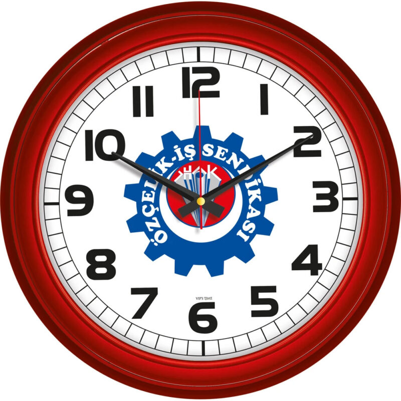 APLUS PROMOSYON ÜRÜNLERI » V30-523-k ø 42 cm plastik duvar saati