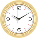 V30-527-A Ø 32 cm Plastik Duvar Saati