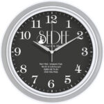 V30-527-G Ø 32 cm Plastik Duvar Saati