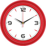 V30-527-K Ø 32 cm Plastik Duvar Saati