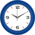 V30-527-L Ø 32 cm Plastik Duvar Saati