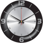 V30-528-RGM Ø 35 cm Bombe Cam Duvar Saati