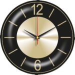 V30-529-SAM Ø 30 cm Bombe Cam Duvar Saati