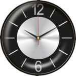 V30-529-SGM Ø 30 cm Bombe Cam Duvar Saati