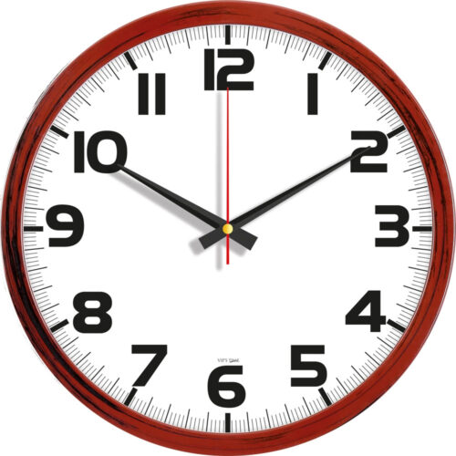 V30-534-AH Ø 35 cm Plastik Duvar Saati