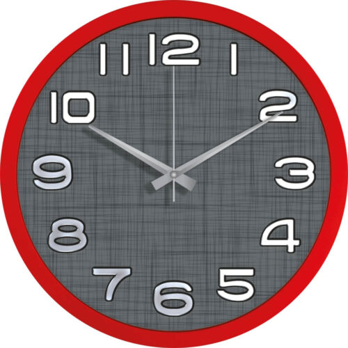 V30-534-KBMZ Ø 35 cm Plastik Duvar Saati