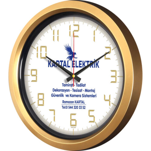 V30-551-AV Ø 40 cm Plastik Duvar Saati