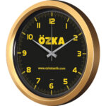 V30-551-AS Ø 40 cm Plastik Duvar Saati