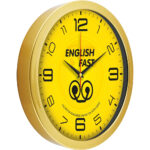 V30-575-A Ø 30 cm Altın Metalize Duvar Saati