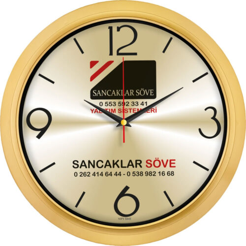 V30-606-A Ø 35 cm Plastik Duvar Saati