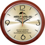 V30-606-AH Ø 35 cm Plastik Duvar Saati