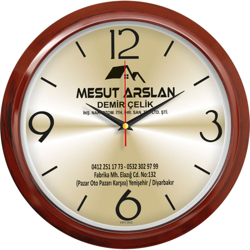 V30-606-ah ø 35 cm plastik duvar saati