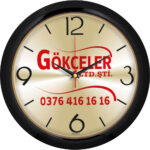 V30-606-S Ø 35 cm Plastik Duvar Saati