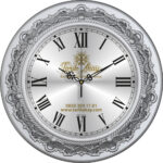 V30-660-G Ø 35 cm Plastik Duvar Saati