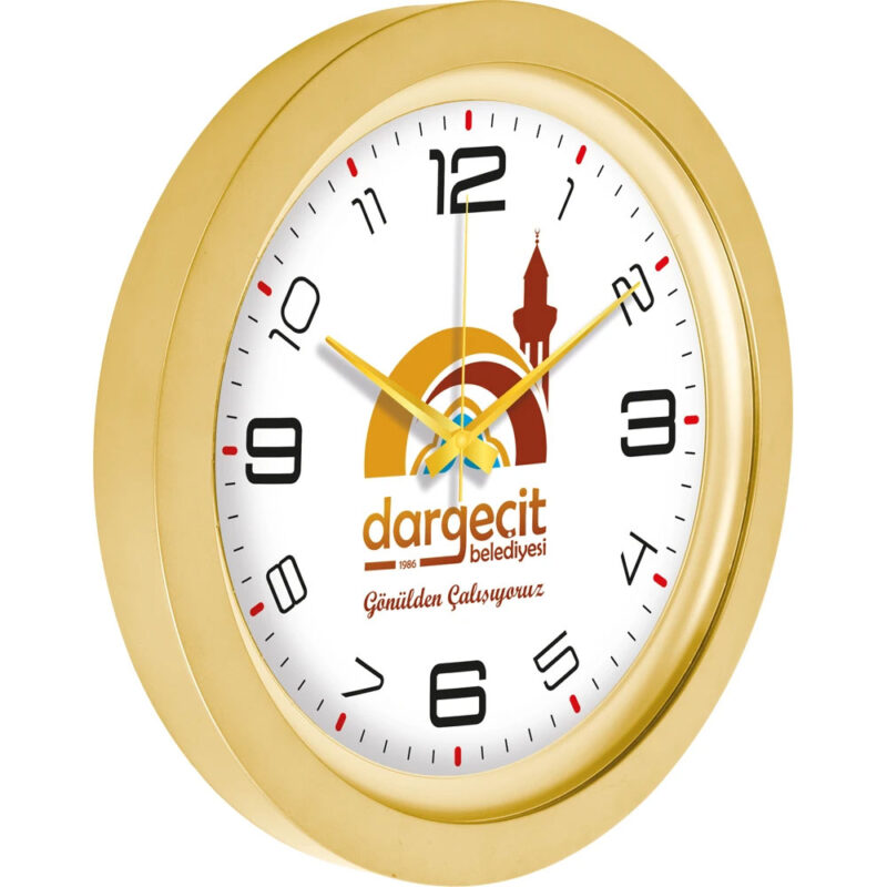 V30-741-a ø 40 cm altın metalize duvar saati