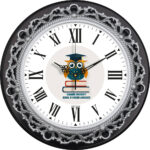 V30-860-S Ø 35 cm Plastik Duvar Saati