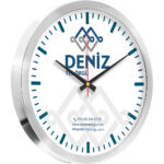 V30-920-B Ø 35 cm Metal Duvar Saati