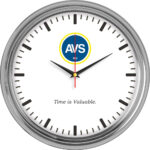 V30-960-B Ø 33 cm Metal Duvar Saati