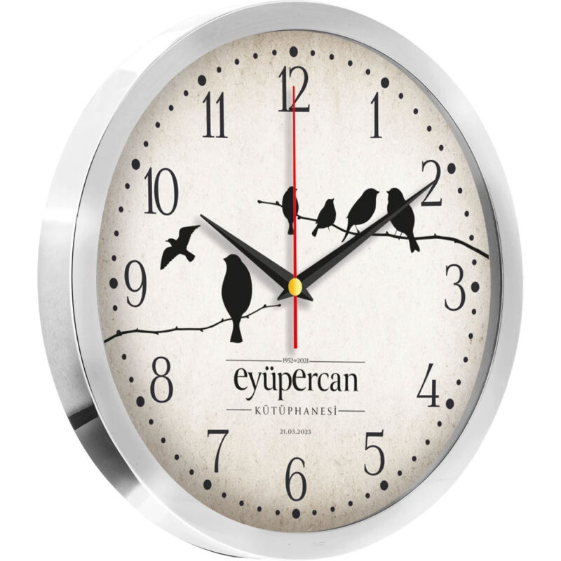 APLUS PROMOSYON ÜRÜNLERI » V30-980-b ø 25 cm metal duvar saati