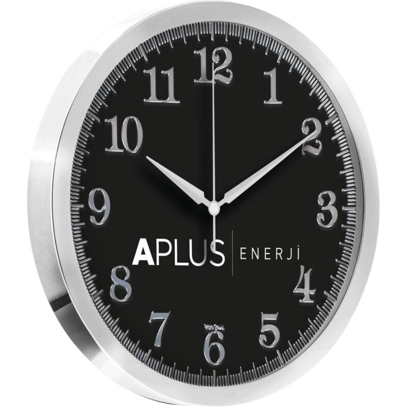 V30-980-gv ø 25 cm metal duvar saati