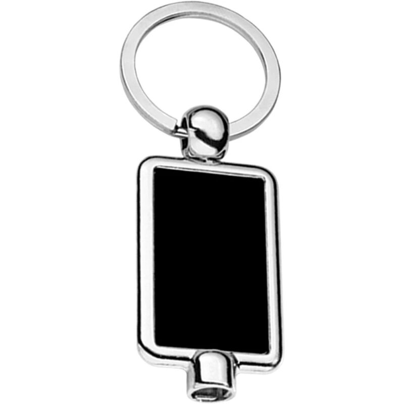 APLUS PROMOSYON ÜRÜNLERI » An-3060 3 x 7,9 cm siyah tek yön anahtarlık