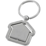 AN-5625 3,4 x 9,3 cm Gümüş Çift Yön Anahtarlık