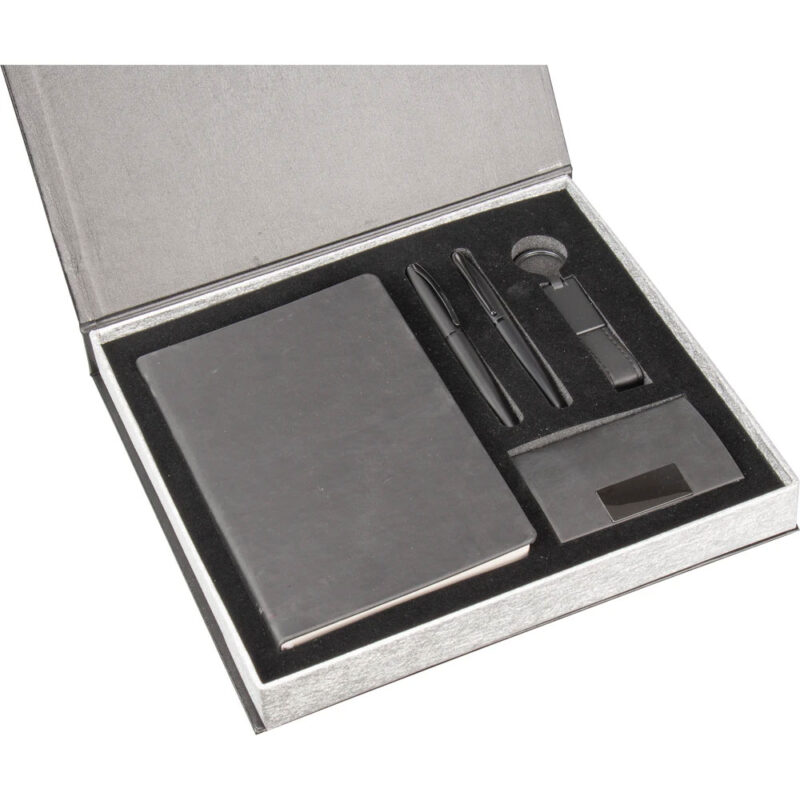 APLUS PROMOSYON ÜRÜNLERI » Aydın 28 x 26 x 3,5 cm siyah hediyelik set