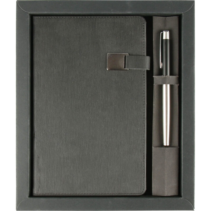 APLUS PROMOSYON ÜRÜNLERI » Bayburt 24,7 x 21 x 2 cm siyah hediyelik set