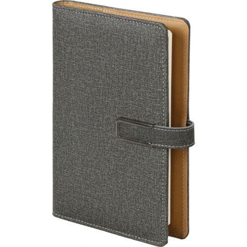 Burgaz 14,5 x 23 cm Füme Kılıflı Defter