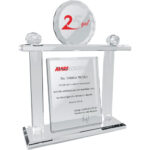 EKT-109 18 x 24 cm Kristal Plaket