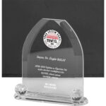 EKT-209 18,5 x 18,5 cm Kristal Plaket