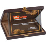 EKT-410 15 x 20 cm Kutulu Kristal Plaket