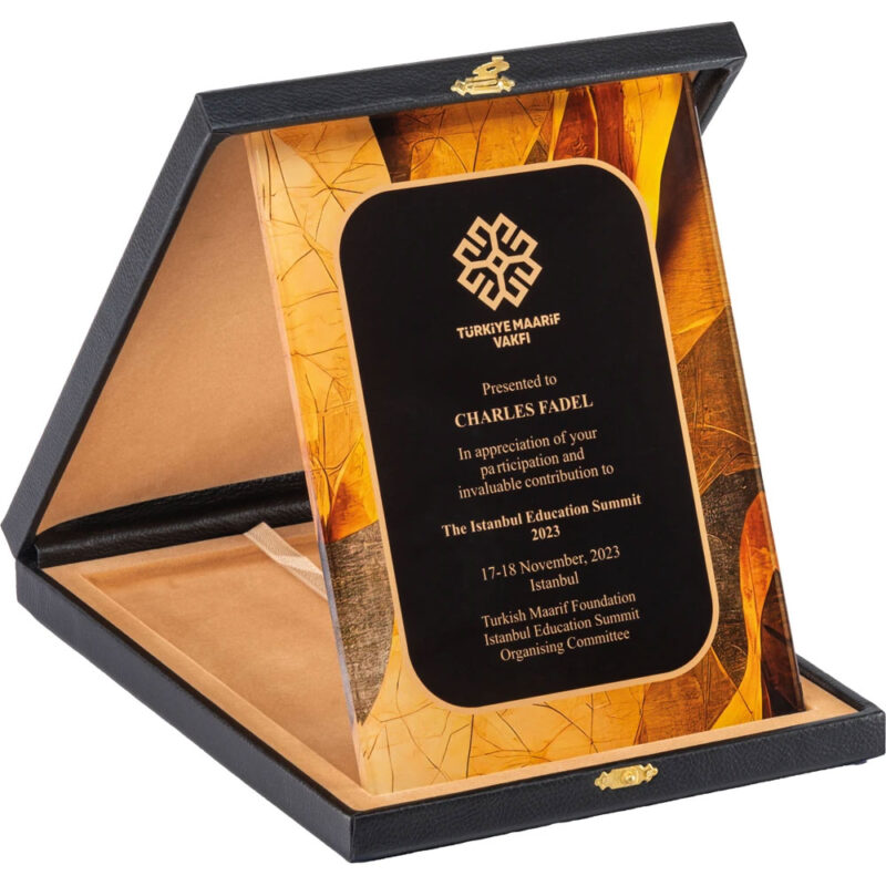 Ekt-470 18 x 24 cm kutulu kristal plaket