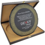 EKT-510 25 x 25 cm Kutulu Kristal Plaket