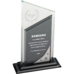 EKT-730 15 x 25 cm Kristal Plaket