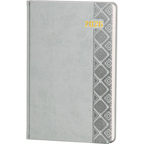 Emirgan 16 x 24 cm Gri Günlük Ajanda