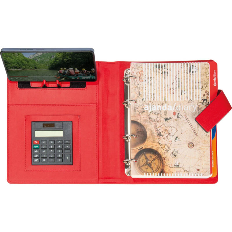 APLUS PROMOSYON ÜRÜNLERI » Etiler 18 x 23 cm kırmızı organizer ajanda