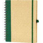 GD-020 16 x 21,5 cm Yeşil Spiralli Not Defteri