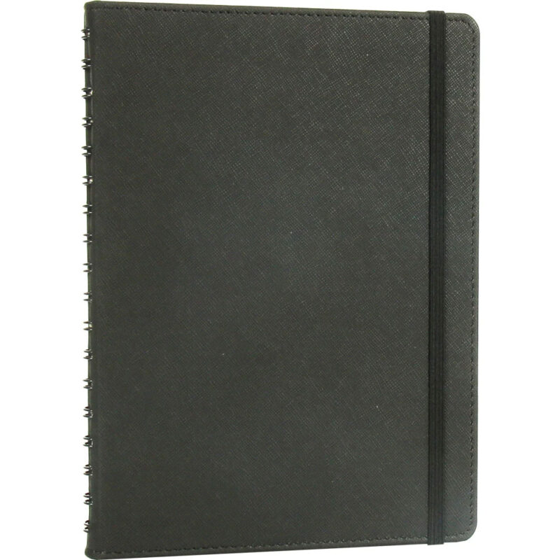 APLUS PROMOSYON ÜRÜNLERI » Hereke 17,5 x 24 cm siyah gizli spiralli günlük ajanda